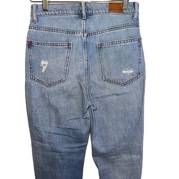 BDG Urban Outfitters Slim Straight Classic Distressed Hidden Button Fly Jeans 26 - Picture 8 of 13